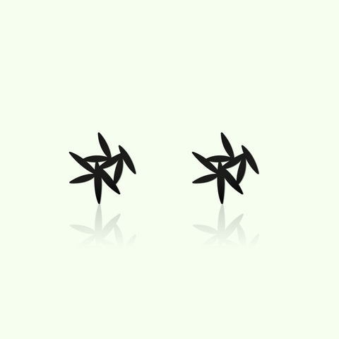 Stainless Steel Earrings - Leafy