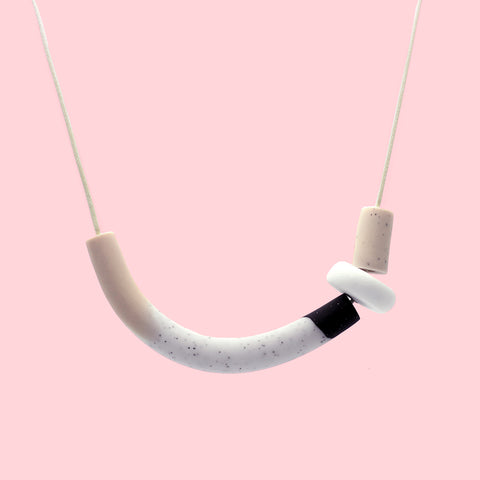 Polymer Clay Tubular Necklace