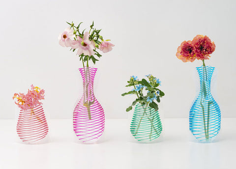 Flower Vase / Swivel Stripes